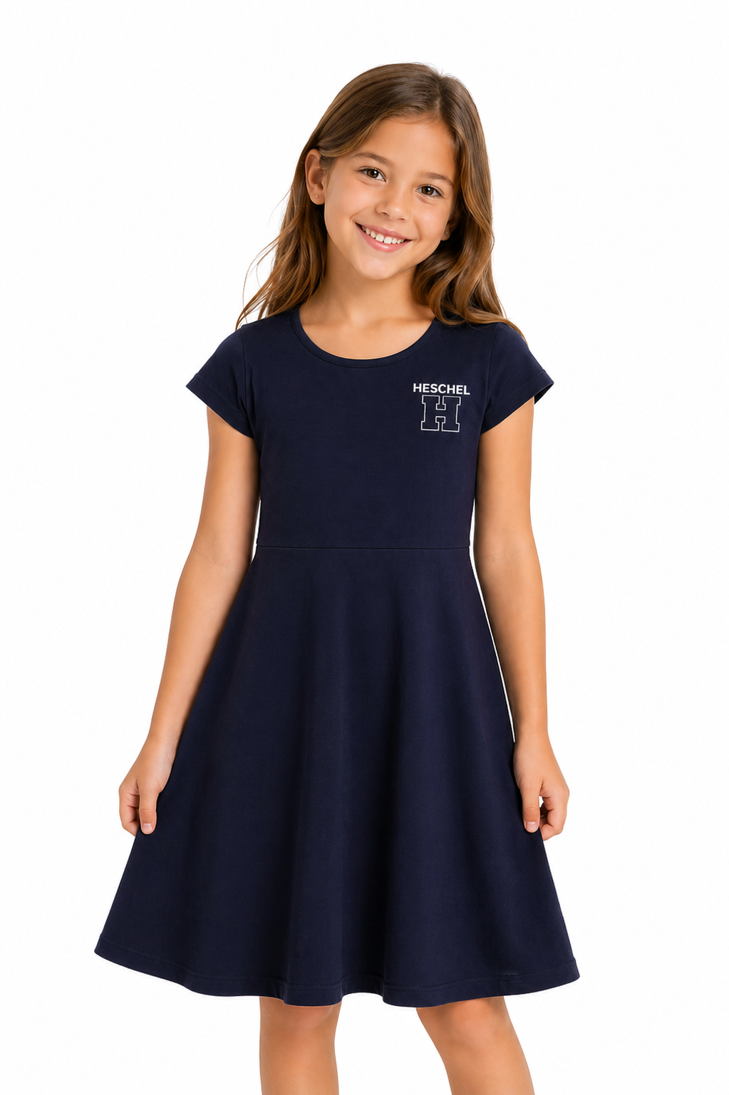Short Sleeve Dress - Navy