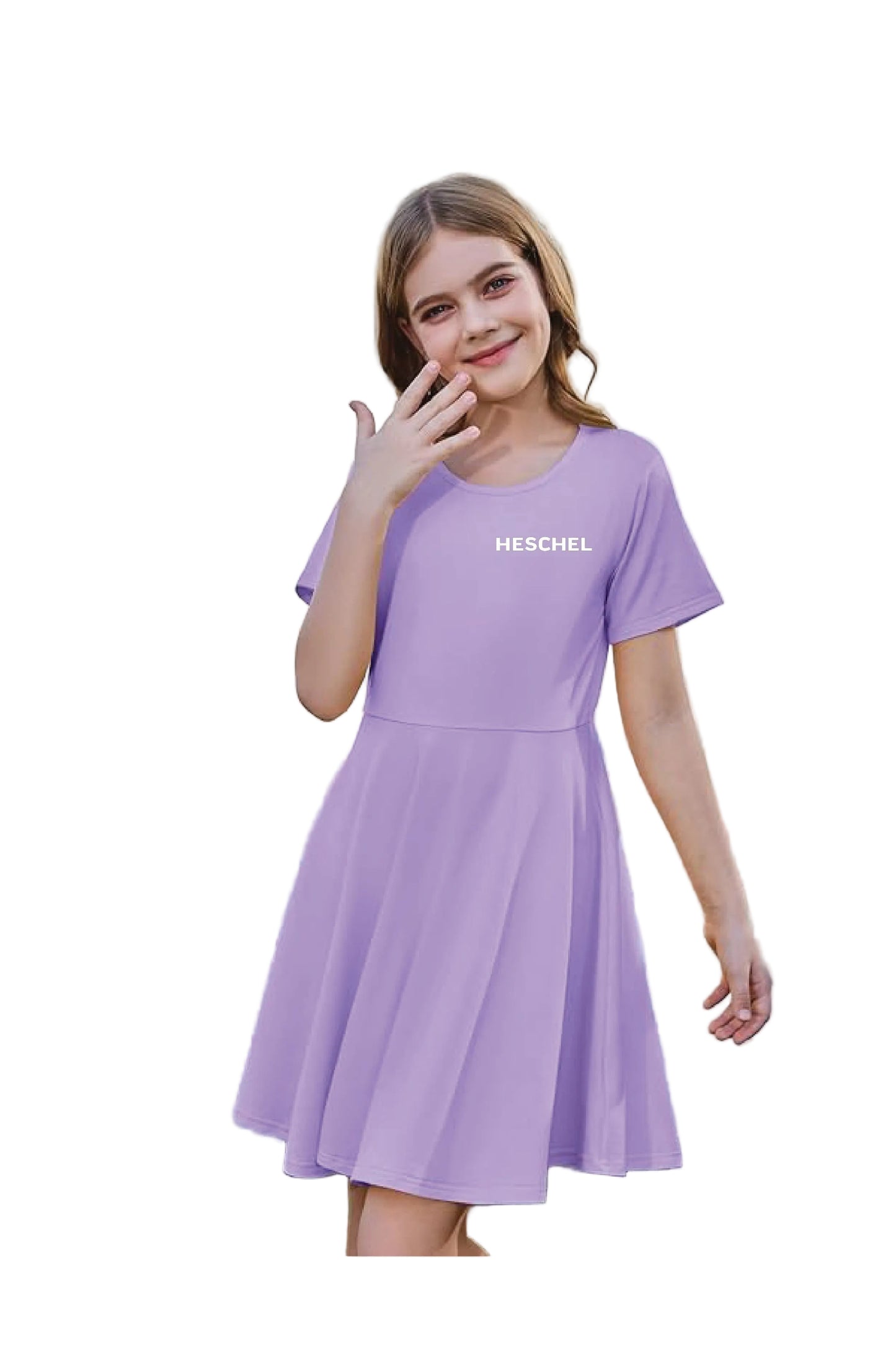 Short Sleeve Dress - Lavender