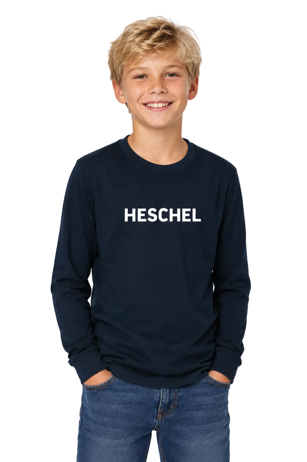 Next Level Long Sleeve Adult Tee - Navy