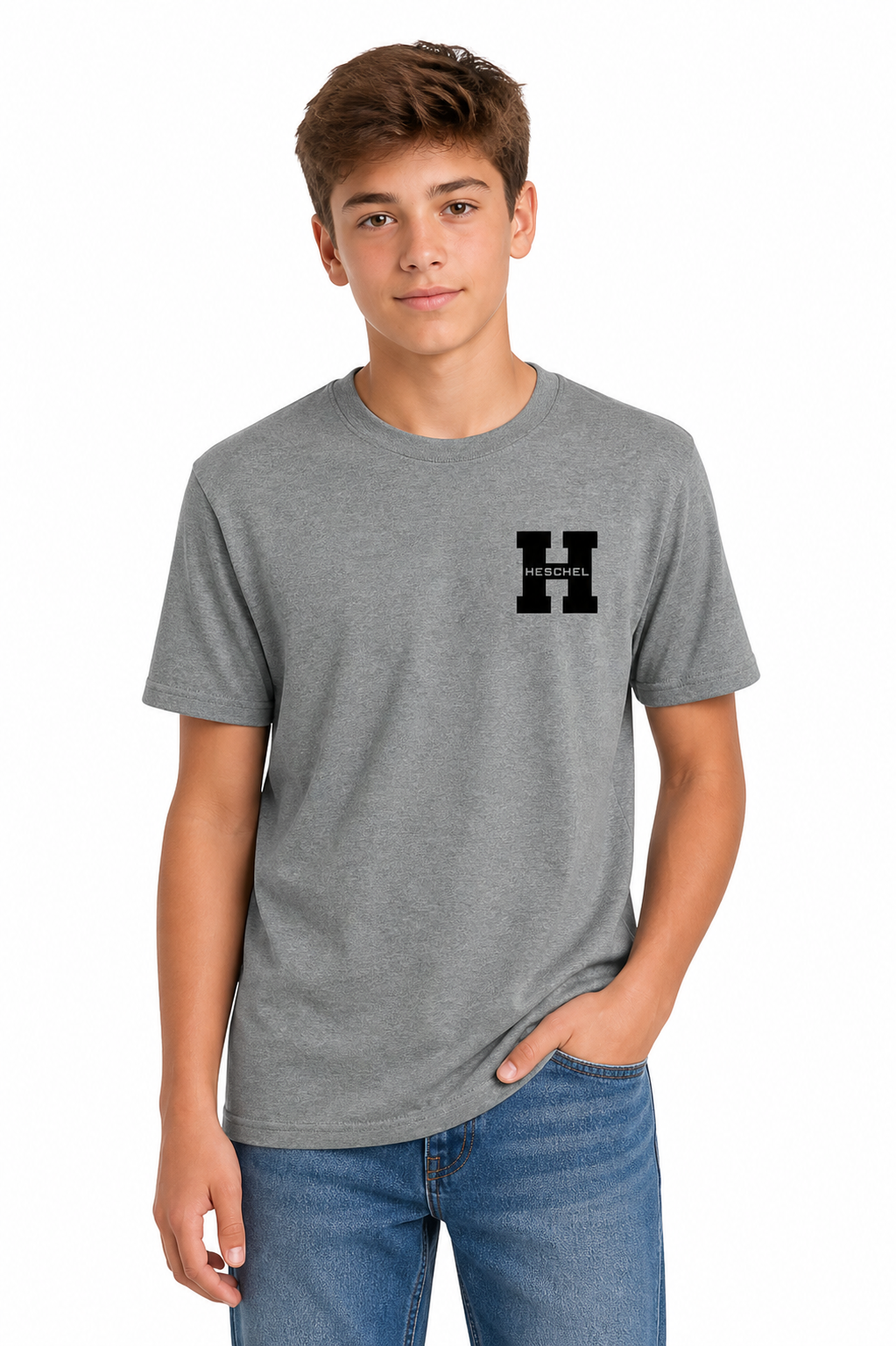 District Unisex Triblend Adult Short Sleeve Tee - Grey