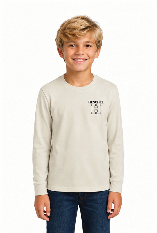 Bella Canvas Long Sleeve Youth Tee - Natural