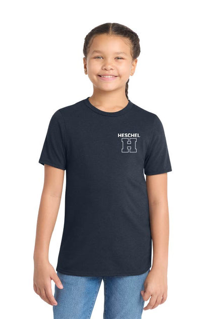 District Unisex Triblend Youth Short Sleeve Tee - Navy
